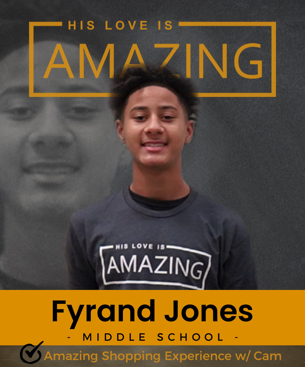 Sponsor An Amazing Youth (Fyrand)
